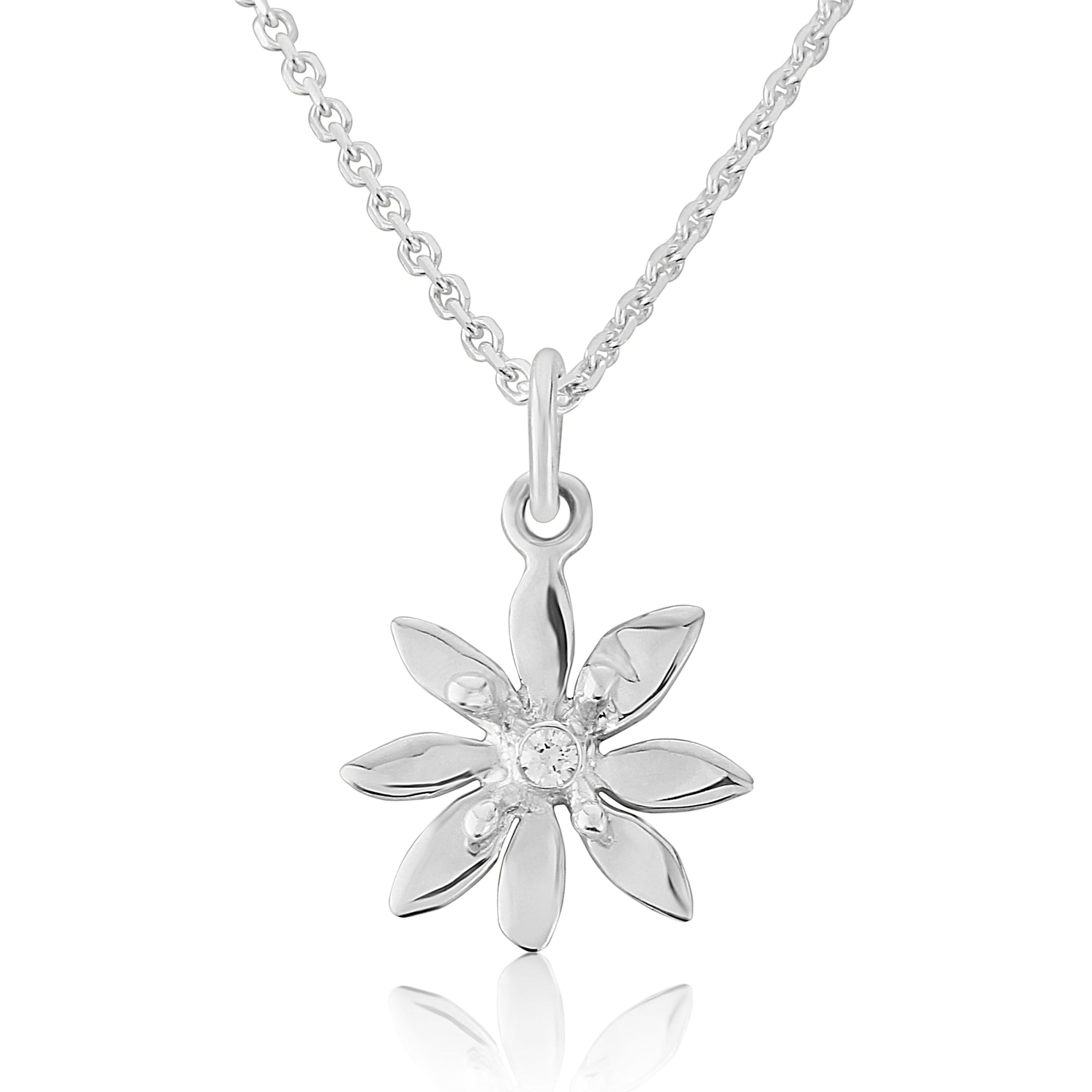 Allium Silver small Necklace | Glenna Jewellery Scotland