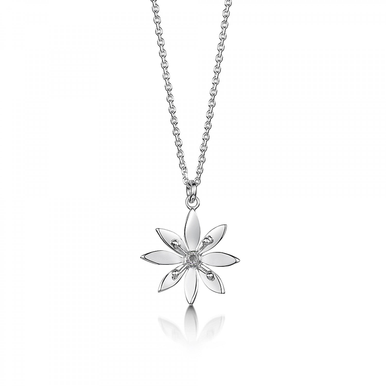 Allium Silver Pendant medium | Glenna Jewellery Scotland