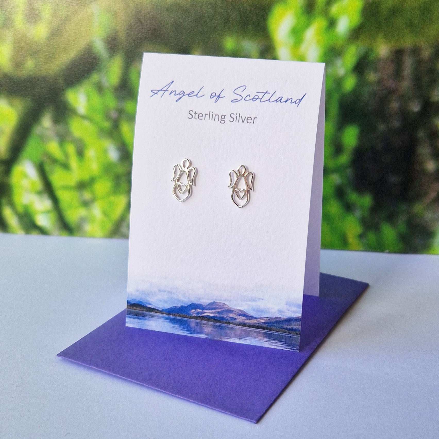 Angel of Scotland Stud Earrings
