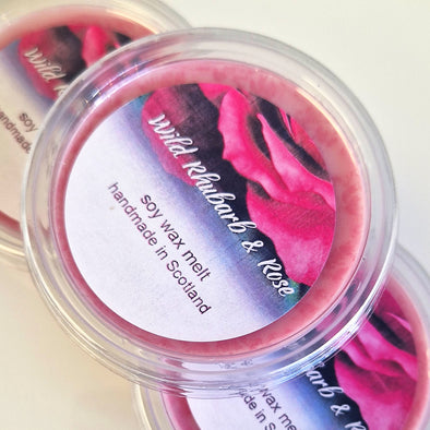 Wild Rhubarb & Rose | Soy Wax Melt Pot