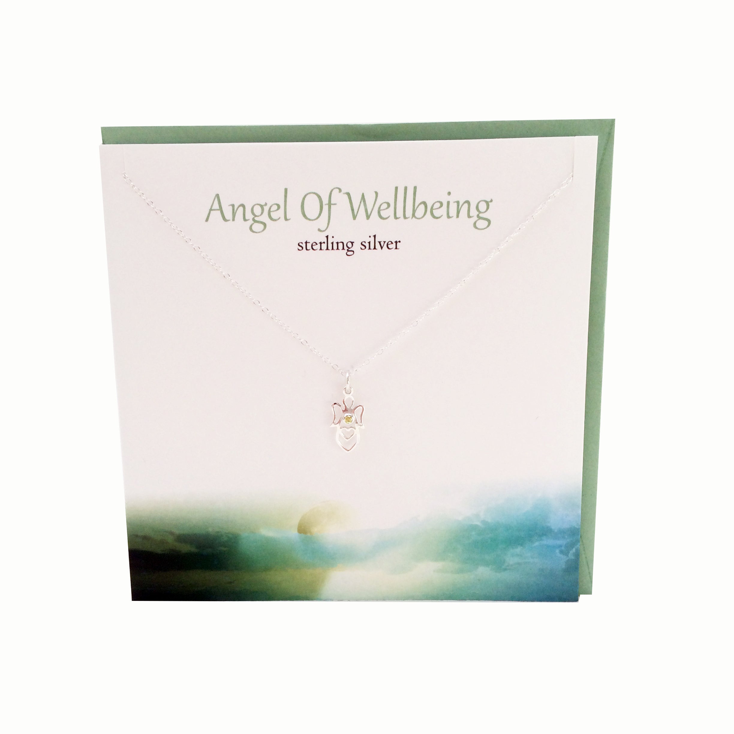 Angel of Well being silver necklace | The SILVER sTUDIO sCOTLAND