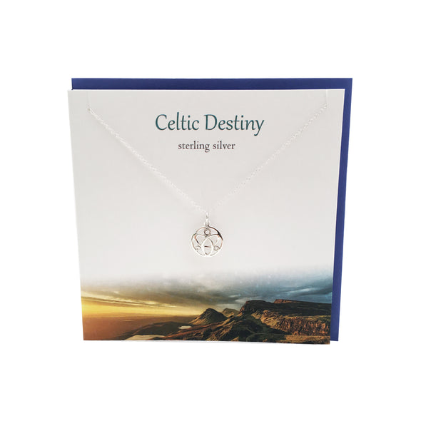 Celtic Destiny silver necklace | The Silver Studio Scotland