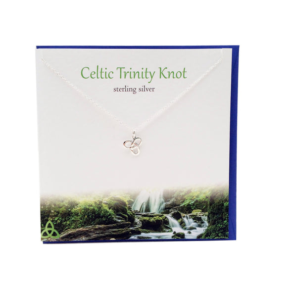 Celtic Trinity Knot silver necklace | The Silver Studio Scotland