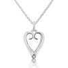 Celtic Eternal Heart Silver pendant small | Glenna Jewellery Scotland