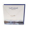 Loch Lomond Loch silver necklace | The Silver Studio Scotland