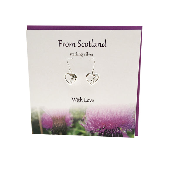 From Scotland with Love silver thistle earrings | The Silver Studio