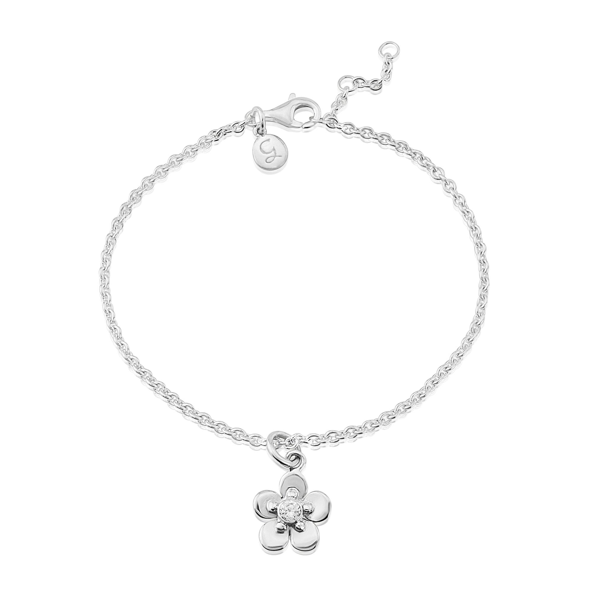 Forget Me Not silver bracelet| Glenna Jewellery Scotland