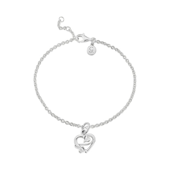 Sweetheart Silver Bracelet| Glenna Jewellery Scotland