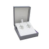Scottish Thistle Heart silver drop earrings | Glenna Jewellery Scotland