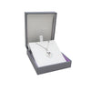 Scottish Thistle Purple Amethyst Crystal silver pendant | Glenna Jewellery Scotland