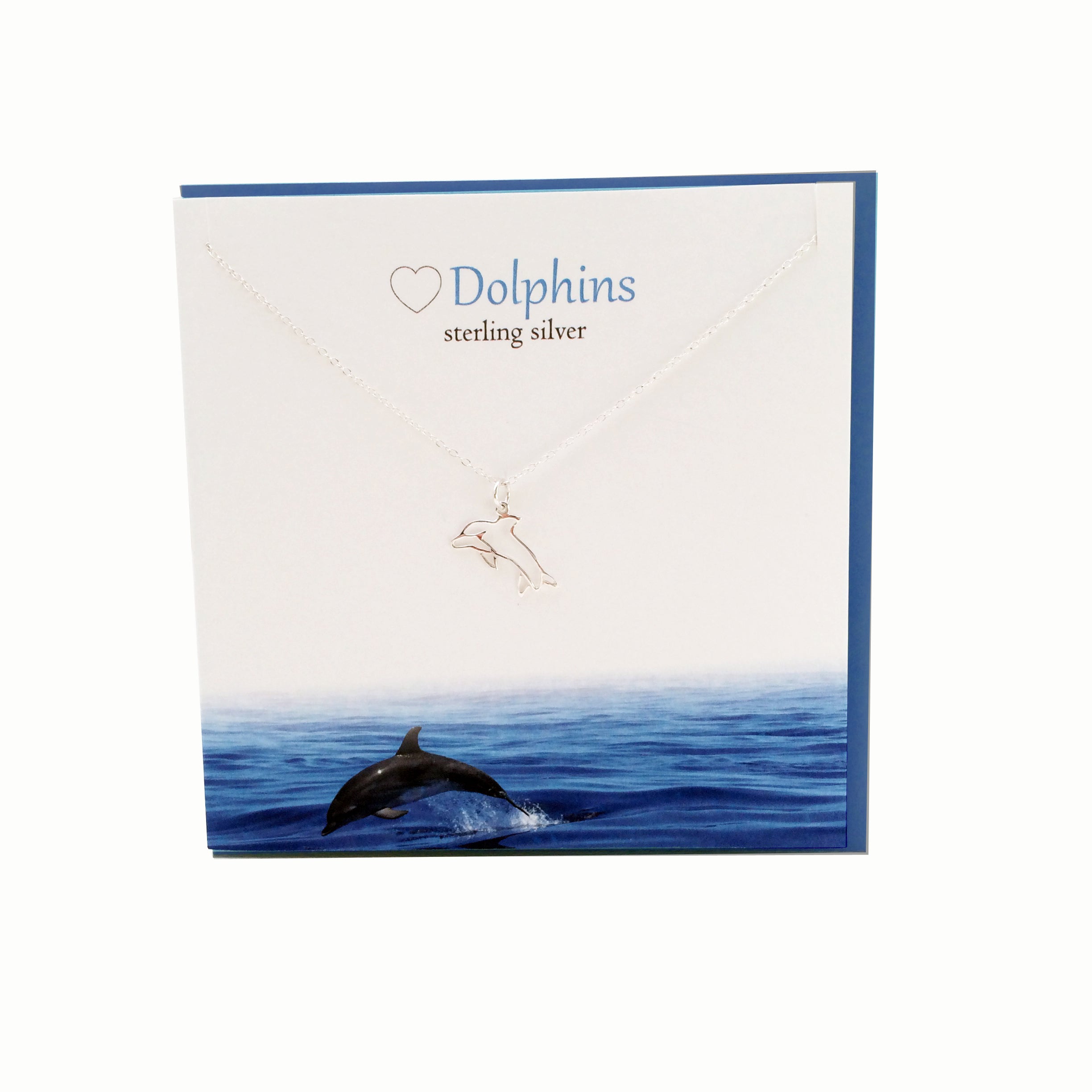 Dolphin silver necklace | The Silver Studio Scotland