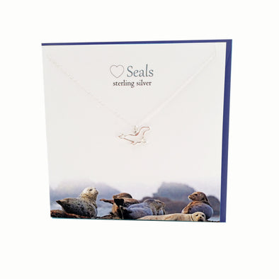 Seal silver pendant | The Silver Studio Scotland