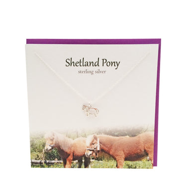 Shetland pony silver necklace | The Silver Studio Scotland