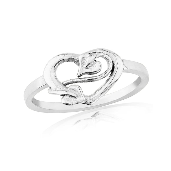 Glenna Sweetheart Ring | Sterling silver Scottish Designer Jewellery