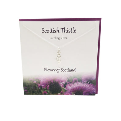 Scottish Thistle Flower of Scotland necklace