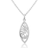 Scottish Woodland Garden small silver pendant | Glenna Jewellery Scotland