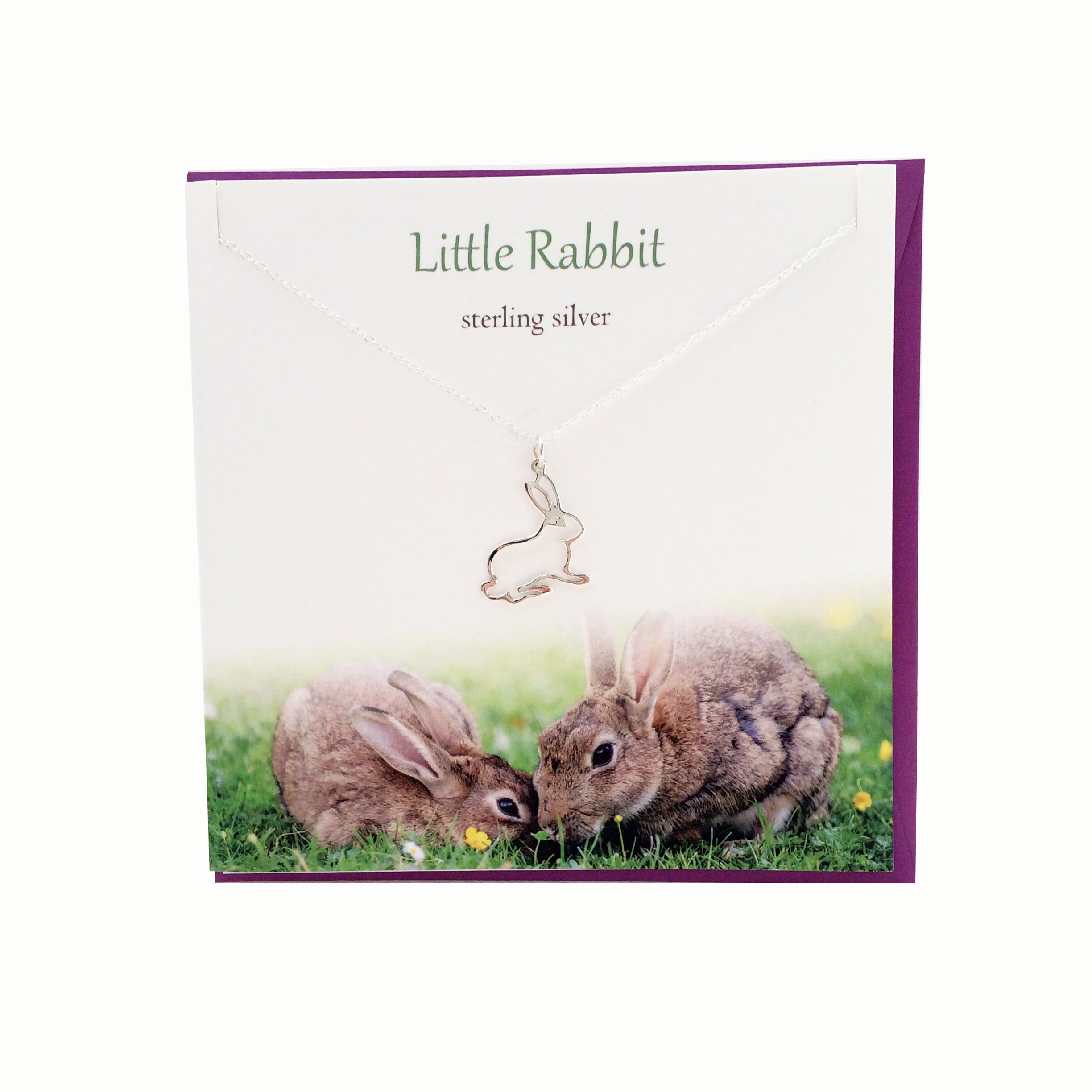 Little Rabbit silver necklace | The Silver Studio Scotland