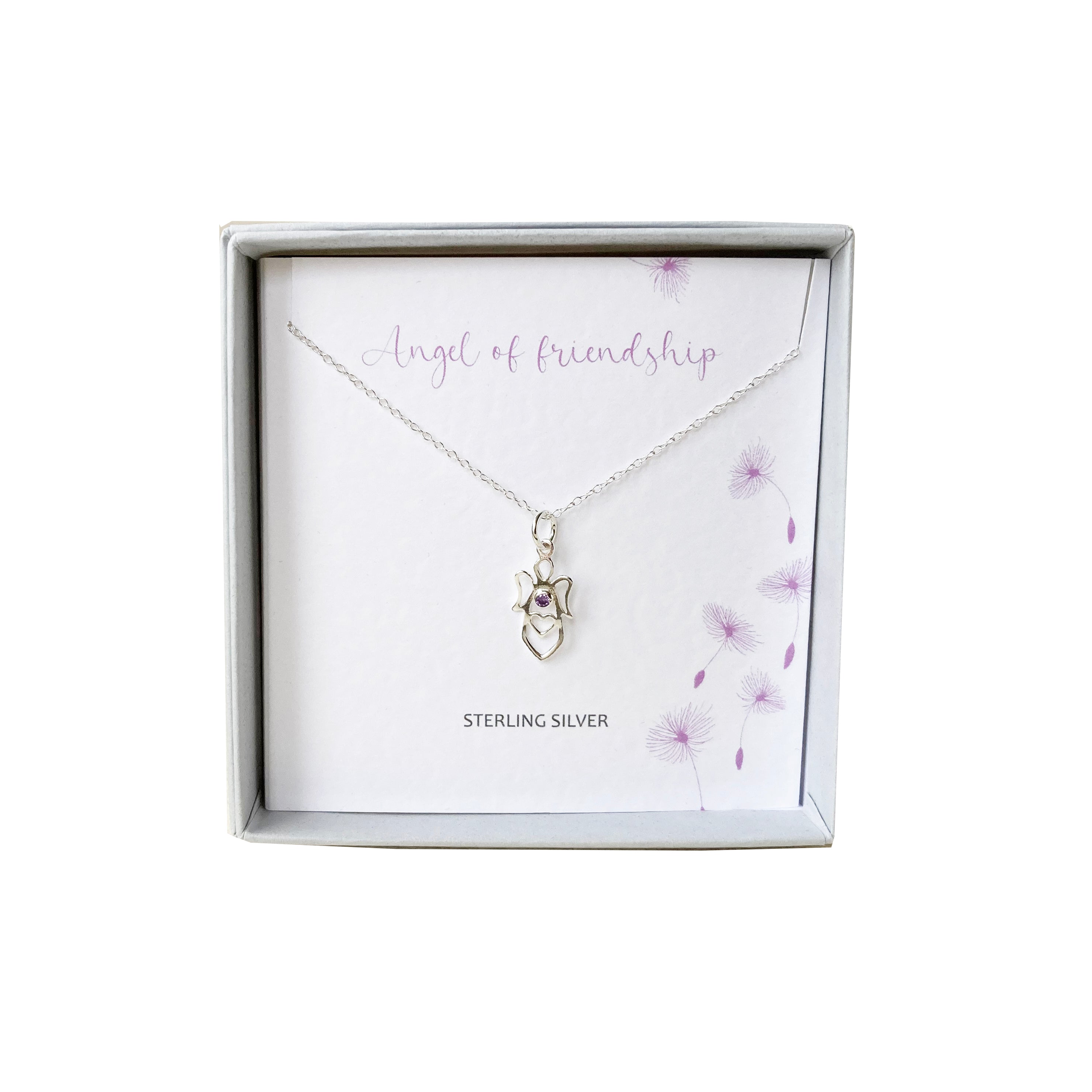 Sterling silver clearance friendship necklace