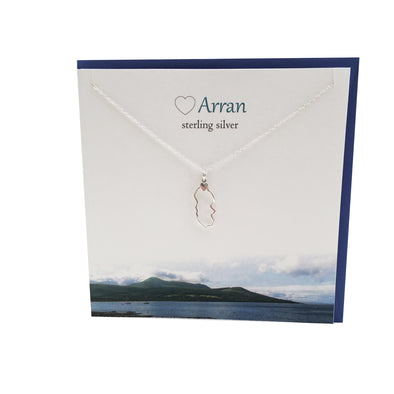 Isle Of Arran Scotland silver necklace | The Silver Studio Scotland