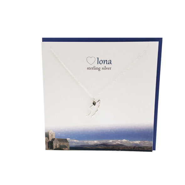 Isle of Iona Scotland silver necklace | The Silver Studio Scotland