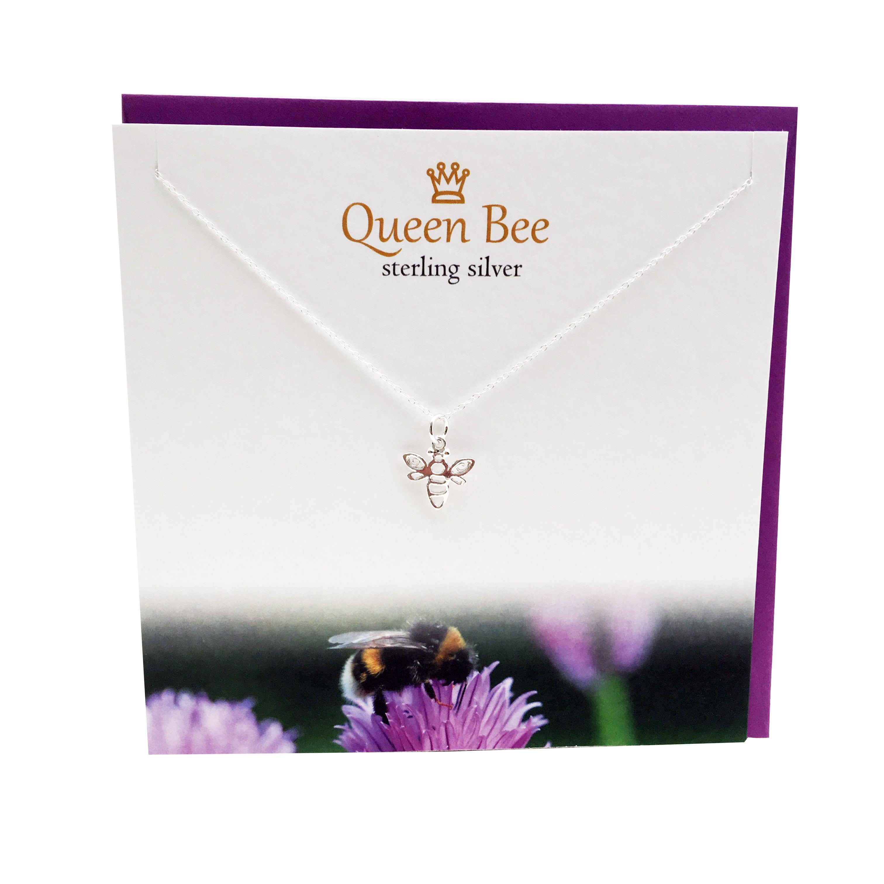Queen Bee silver pendant | The Silver Studio Scotland