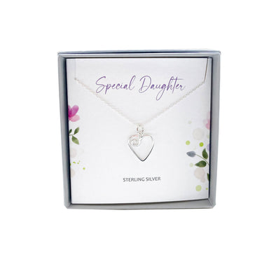 Silver Studio Wishes - Special Daughter pendant