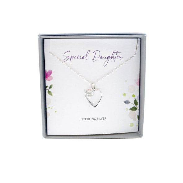 Silver Studio Wishes - Special Daughter pendant